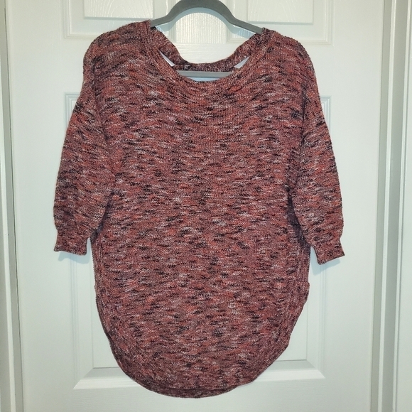 Express 3/4 Sleeve Sweater Small Women's Knitted 100% Cotton XS NWT - Picture 1 of 9
